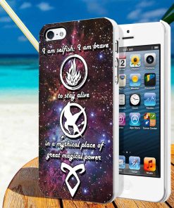Divergent, mortal instrument, and hunger game phone cases