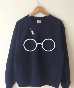 Harry Potter Lightning Glasses Navy sweatshirt