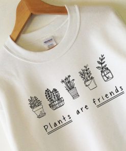 Plant are Friends White Tshirt