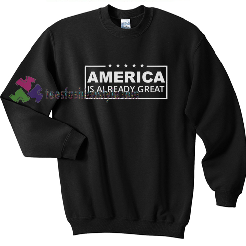 America is Already Great Hillary gift sweatshirt