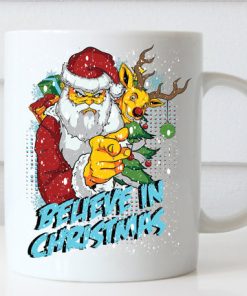 Believe in Christmas Santa Claus Mug