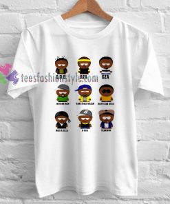 Wu Tang Clan Characters T-shirt gift