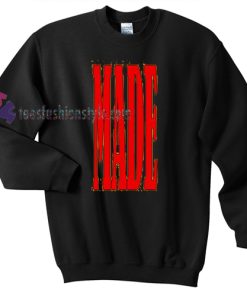 MADE font sweater gift