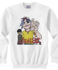 Gorillaz Alertnative Punk Rock sweater gift