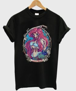 Zombie Disney Princess Ariel Mermaid Tshirt gift