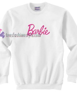 barbie font sweater gift