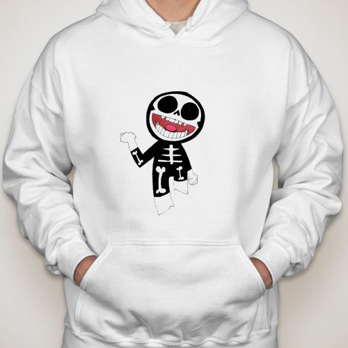 Gorillaz Skeleton hoodie gift