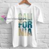 California unisex Tshirt gift cool tee shirts