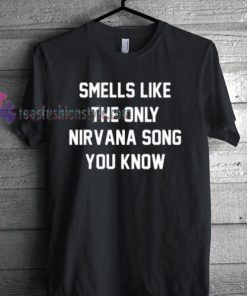 Smells like the only Nirvana song you know Tshirt gift cool tee shirts