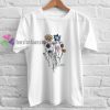 Gnarly Bouquet Flower Tshirt gift cool tee shirts