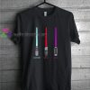 Lightsaber Star Wars t shirt gift tees cool tee shirts