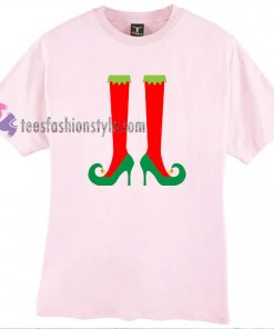 Elf Simple Stockings Christmas T Shirt gift tees cool tee shirts