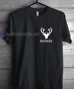 Reideer Simple Christmas T Shirt gift tees cool tee shirts