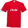 choke red simple t shirt