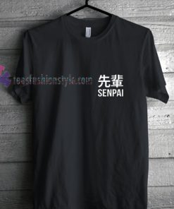 senpai japan simple t shirt