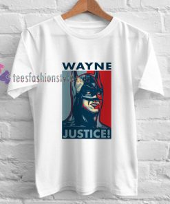 wayne justice league t shirt