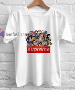 anime supreme t shirt