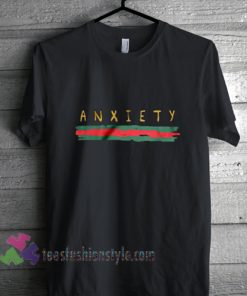 ANXIETY GCC inspired aesthetic T-Shirt gift tees unisex cool tee shirts