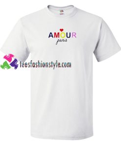Amour Paris T Shirt gift tees unisex adult cool tee shirts