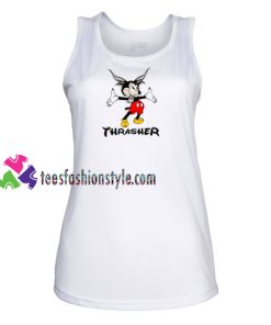 Thrasher Mickey Disney Tank Top gift tanktop shirt unisex custom clothing Size S-3XL