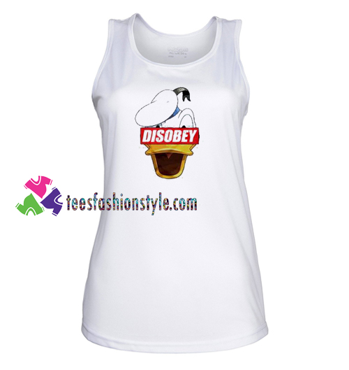 Disobey Donald Duck Disney Supreme Tank Top gift tanktop shirt unisex custom clothing Size S-3XL