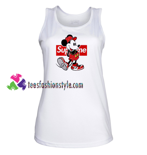 Old Disney Mickey Mouse Style Supreme Tank Top gift tanktop shirt unisex custom clothing Size S-3XL