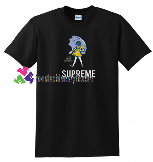 SUPREME Morton Salt Girl Rain T Shirt Gift Tees Unisex Adult Cool