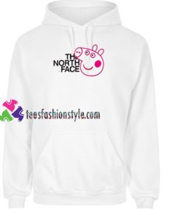 The North Face X Pig Peppa Parody Hoodie gift cool tee shirts cool tee shirts for guys