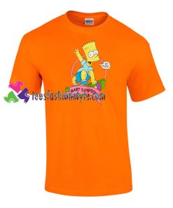 Bart Simpson Skatebard Yo Dude T Shirt gift tees unisex adult cool tee shirts
