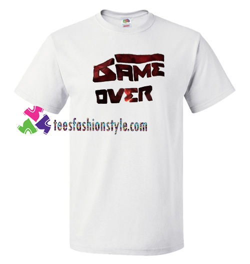 Game Over T Shirt gift tees unisex adult cool tee shirts