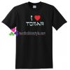 I Love Torah Shirt, Jewish Scrolls Reading Simchat Torah T Shirt, New Cycle Jewish Celebration, Jewish love Torah Tee
