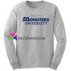Monster University Sweatshirt Gift sweater adult unisex cool tee shirts