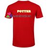 Potter Back T Shirt gift tees unisex adult cool tee shirts