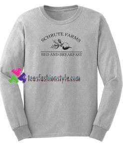 Schrute Farms Bed and Breakfast Sweatshirt Gift sweater adult unisex cool tee shirts