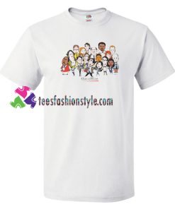 The Office Cast Cartoon T Shirt gift tees unisex adult cool tee shirts