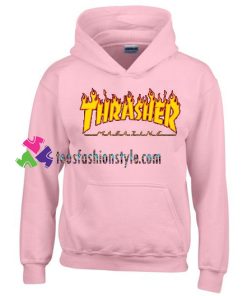 Thrasher Magazine Flame Hoodie gift cool tee shirts cool tee shirts for guys