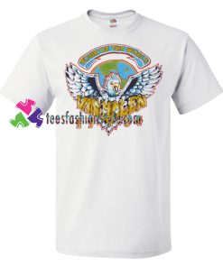 Tour worls van halen 1984 T Shirt gift tees unisex adult cool tee shirts