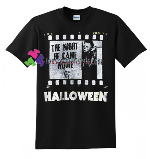 American Classics Big and Tall Halloween The Movie Film Strip T Shirt gift tees unisex adult cool tee shirts