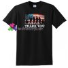 American Flag T Shirt Thank You Veterans Day T Shirt gift tees unisex adult cool tee shirts
