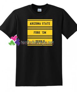 Arizona State Fork 'Em Devils T shirt gift tees unisex adult cool tee shirts