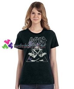 Slayer on triangle Demon T Shirt gift tees unisex adult cool tee shirts