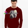 Three Wolves and Moon Sweatshirt Gift sweater adult unisex cool tee shirts