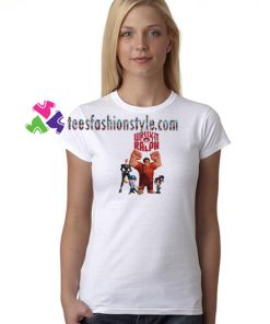 2018 Filme Ralph Quebra a Internet wreck-It Ralph 2 T Shirt Women Shirt Movie Shirt gift tees unisex adult cool tee shirts