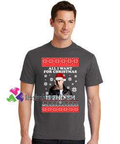 All I Want for Christmas is Eminem Shirt gift tees unisex adult cool tee shirts