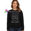 Anti Trump Sweatshirt, Liberal Sweatshirt, Love is Love, Black Lives Matter Sweatshirt Gift sweater adult unisex cool tee shirts