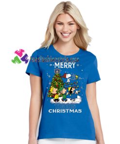 Auburn Tigers Snoopy And Friends Merry Christmas T Shirt gift tees unisex adult cool tee shirts