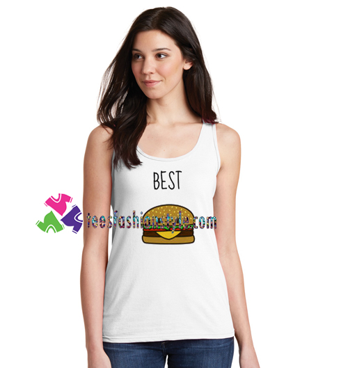 Best Hamburger Tank top gift tanktop shirt unisex custom clothing Size S-3XL