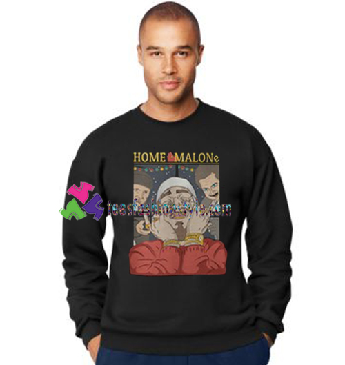 Christmas Home Malone Sweatshirt Gift sweater adult unisex cool tee shirts