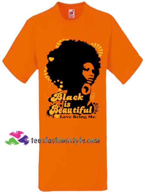 Black is Beautiful Orange, Women, Unisex