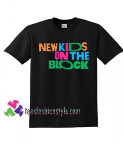 New Kids On The Block NKOTB Colorful Vintage Retro Design